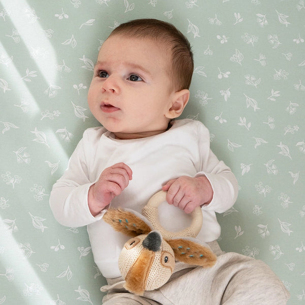 Living Textiles 2 Pack Organic Cot Fitted Sheet - Australiana