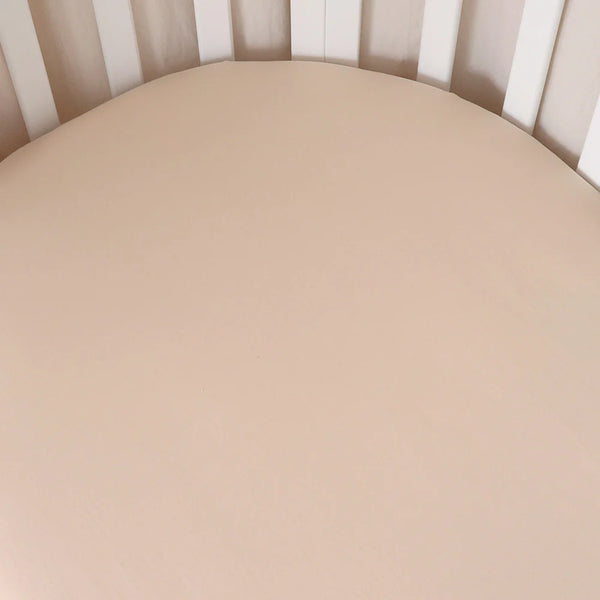 Snuggle Hunny Organic Fitted Cot Sheet - Babyccino