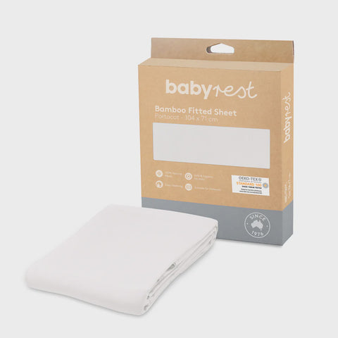 Babyrest Bamboo Fitted Sheet - Portacot