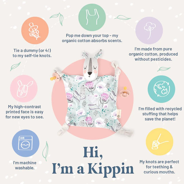 Kippins Banjo Kippin Organic Cotton Baby Comforter