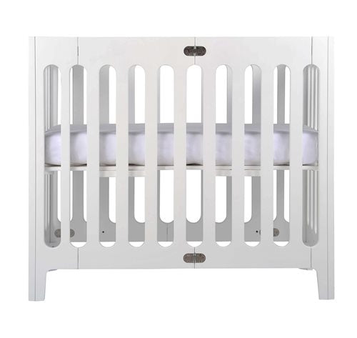 Bloom Alma Mini Crib (White) + Mattress - Ex Display