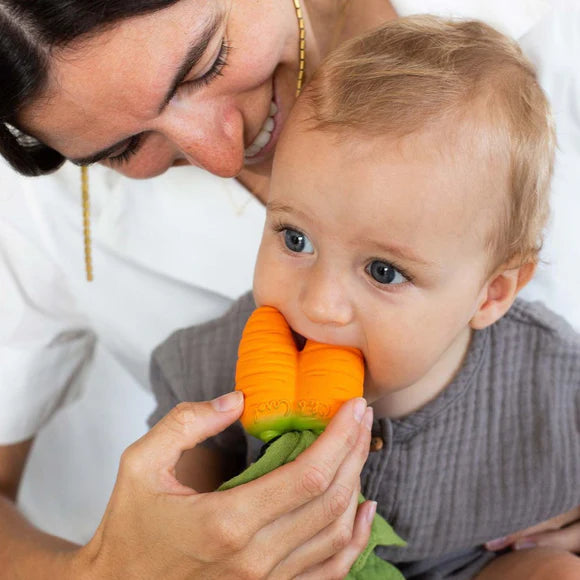 Oli&Carol Cathy the Carrot Mini Doudou-Teether