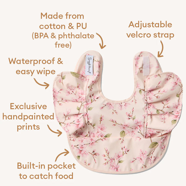 Snuggle Hunny Snuggle Bib Frill - Cherry Blossom