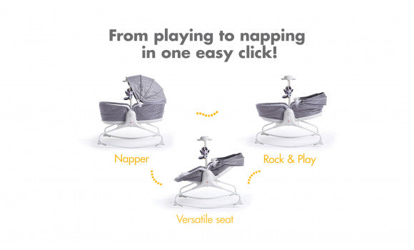 Tiny Love Cozy Rocker Napper - Heather Grey - Ex Display