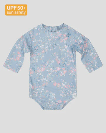 Toshi Swim Onesie L/S - Athena Dusk