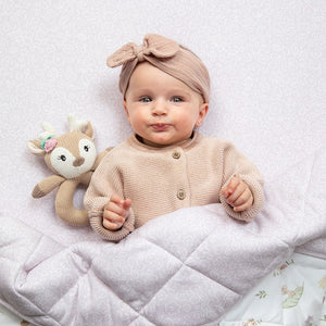 Living Textiles Organic Reversible Cot Comforter - Whimsical Wonderland
