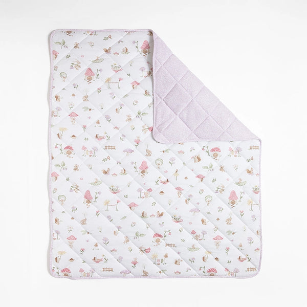 Living Textiles Organic Reversible Cot Comforter - Whimsical Wonderland