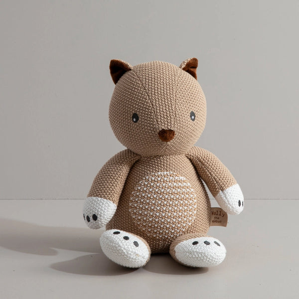 Living Textiles Australiana Knitted Toy - Wally the Wombat