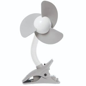 Dreambaby Strollerbuddy Ezy-Fit Clip-On Fan - Grey/White