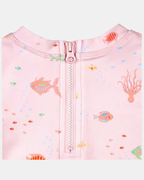 Toshi Swim Onesie L/S - Coral