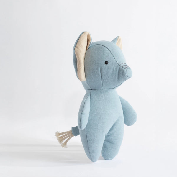 Living Textiles Linen Animal - Eddie the Elephant - Small