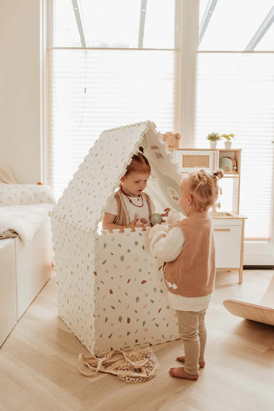 Play & Go EVA 6 Piece Puzzlemat - Village/Terrazzo