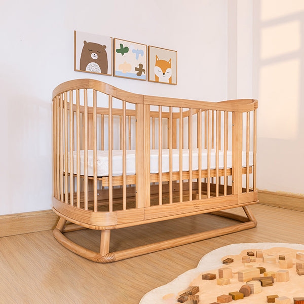 Sweet Pea Luxury Eva 3 in 1 Cot - Natural