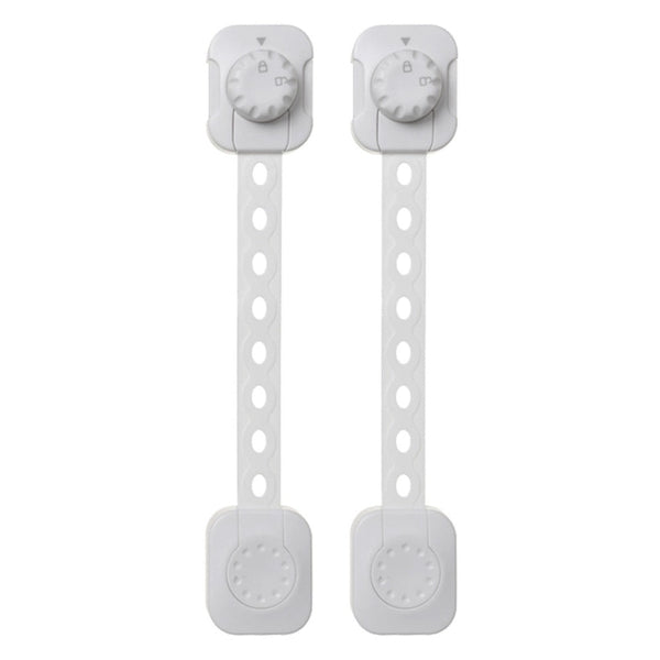 Dreambaby Twist 'N Lock Multi-Purpose Latch 2 Pack White