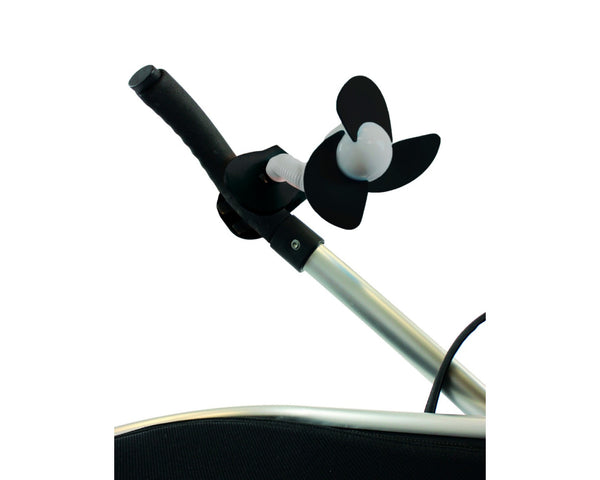 Dreambaby Clip On Stroller Fan - Grey/Black