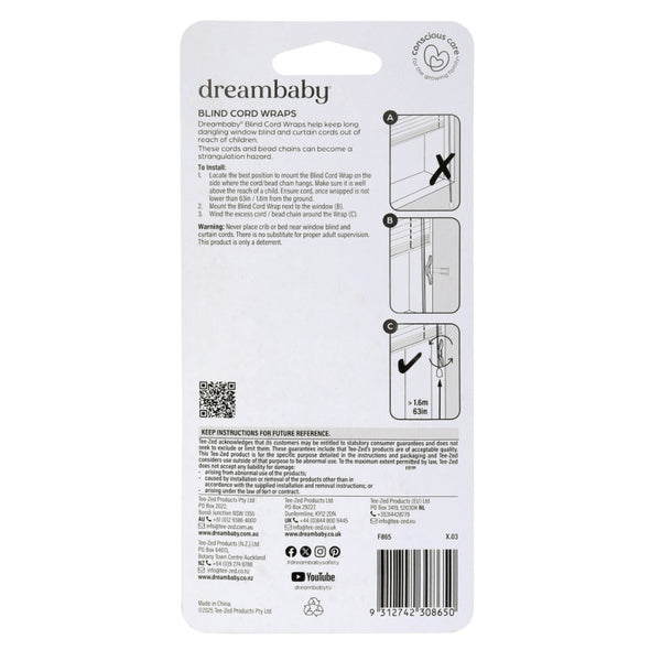Dreambaby Blind Cord Wraps 4 Pack