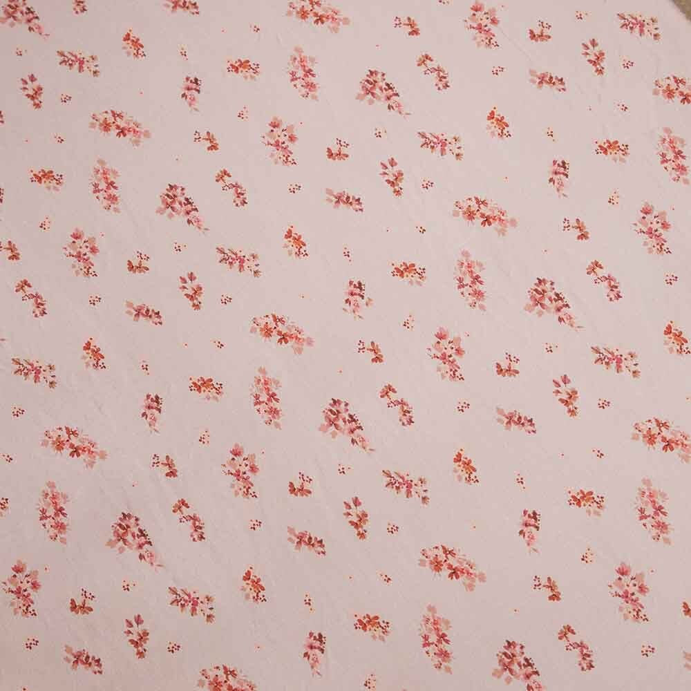 Snuggle Hunny Fitted Bassinet Sheet/Change Mat Cover - Esther