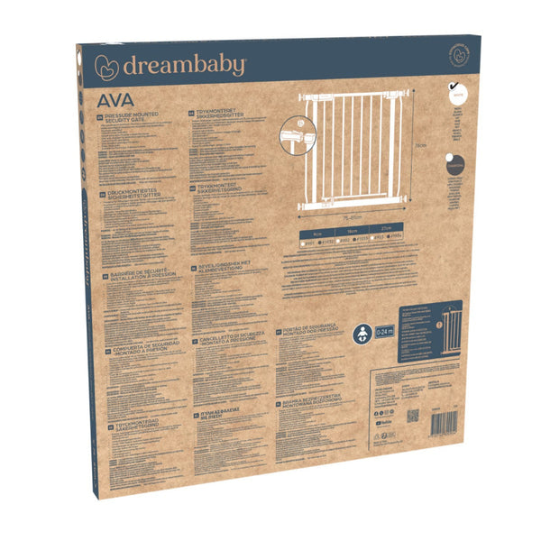 Dreambaby Ava Gate White