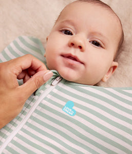 Love to Dream Swaddle Up 0.2 Tog - Olive Stripe
