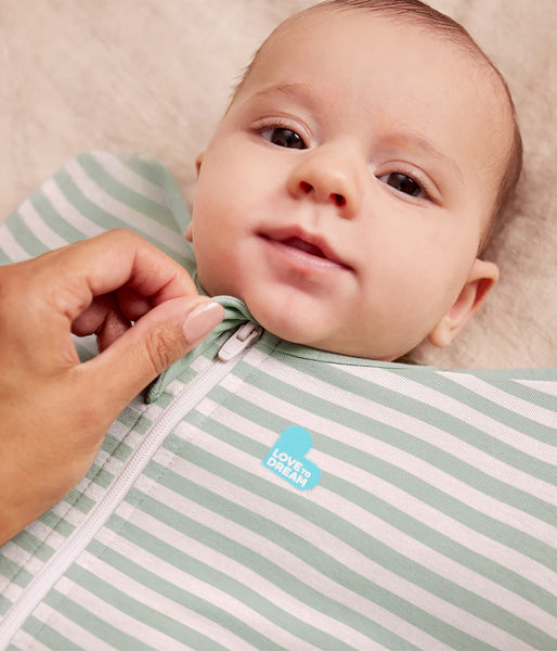 Love to Dream Swaddle Up 0.2 Tog - Olive Stripe