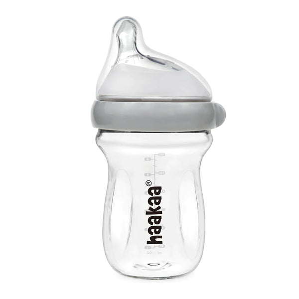 Haakaa Glass Baby Bottle 180ml