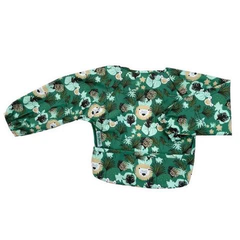 Silly Billyz Wipe Clean Long Sleeve Bib - Jungle