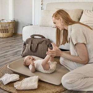 Leander Matty Mini Changing Mat - Cappuccino