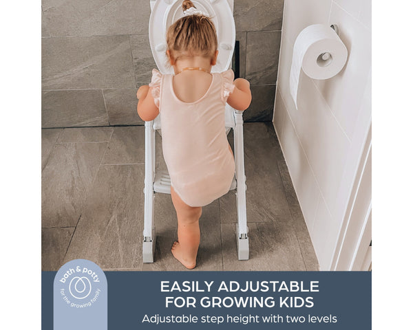 Dreambaby Step-Up Toilet Topper - Grey/White