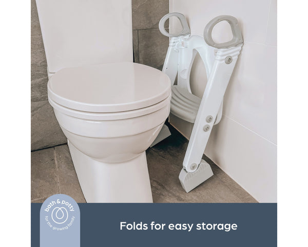 Dreambaby Step-Up Toilet Topper - Grey/White