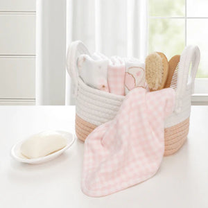 Living Textiles 4pk Face Washers - Butterfly/Gingham