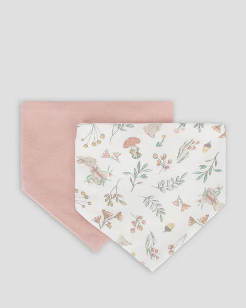 The Little Linen Co Baby Bibs - Harvest Bunny