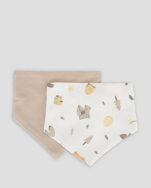 The Little Linen Co Baby Bibs - Nectar Bear