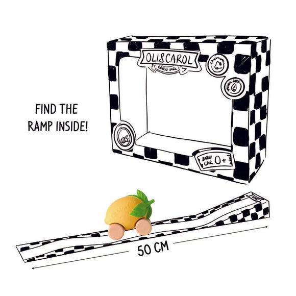 Oli&Carol Lou The Lemon Baby Car