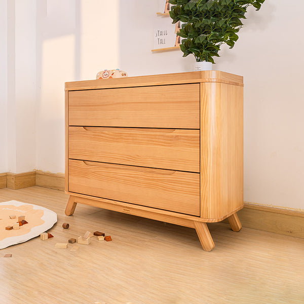 Sweet Pea Luxury 3 Drawer Chest - Natural