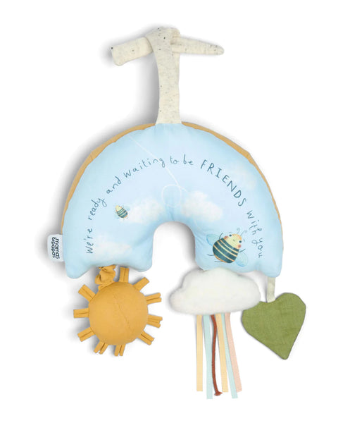 Mamas & Papas Hanging Musical Rainbow Activity Toy - Grateful Garden