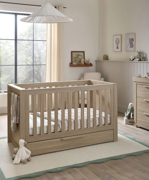 Mamas & Papas Franklin Cot - Light Oak