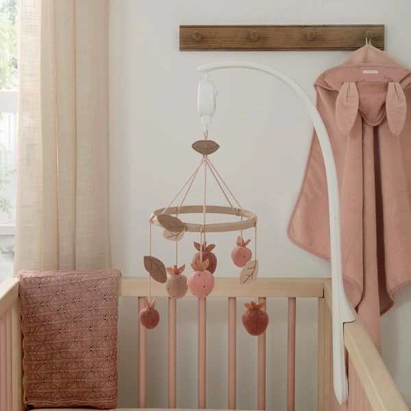 Mamas & Papas Strawberry Cot Mobile - Welcome to the World Wildflower