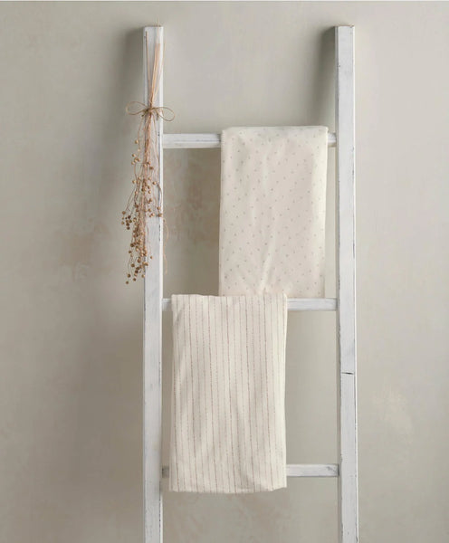 Mamas & Papas Lua Bedside Crib Sheets (2 Pack) (87cm x 50cm x 5cm) -Oatmeal