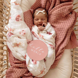 Snuggle Hunny Reversible Milestone Cards - Ballerina & Rosa
