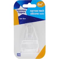 Tommee Tippee Narrow Neck Teats Toddler/Fast Twin Pack