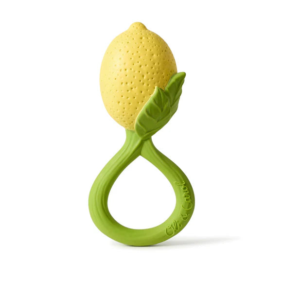 Oli&Carol Lemon Rattle Toy