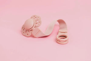 BIBS Pacifier Clip Loop - Blush