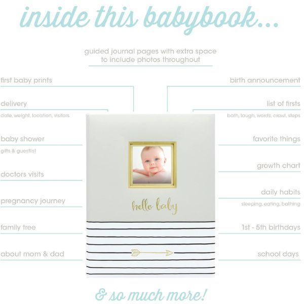 Pearhead Babybook - Hello Baby