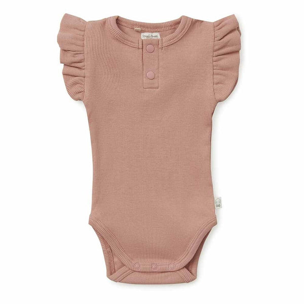 Snuggle Hunny Rose Short Sleeve Bodysuit