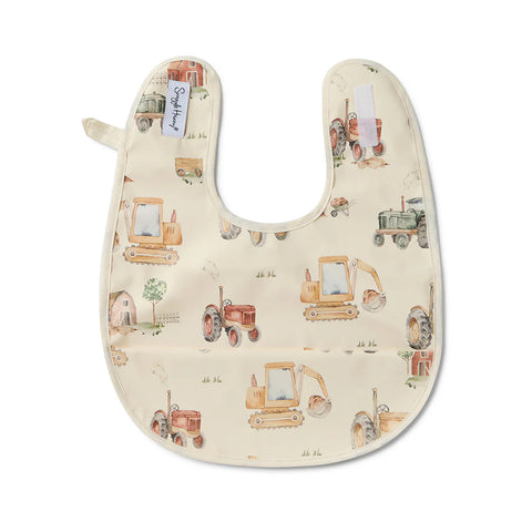 Snuggle Hunny Snuggle Bib - Diggers & Tractors