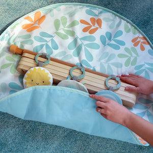 Ingenuity Sun Valley™ Wooden Toy Arch & Baby Play Mat