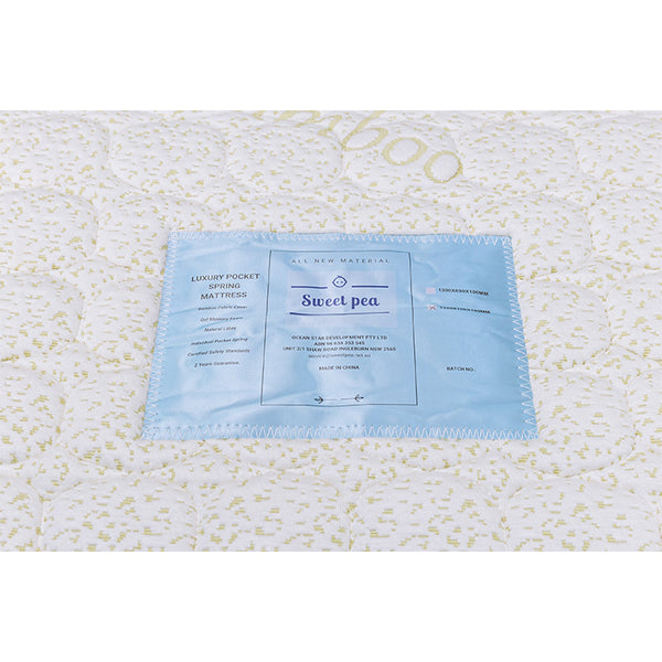Sweet Pea Luxury Pocket Spring Mattress (130x69)