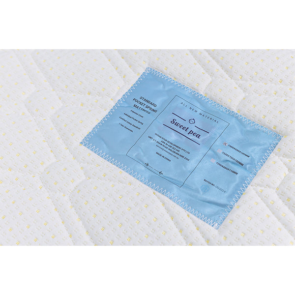 Sweet Pea Compact Pocket Spring Mattress (120x60)