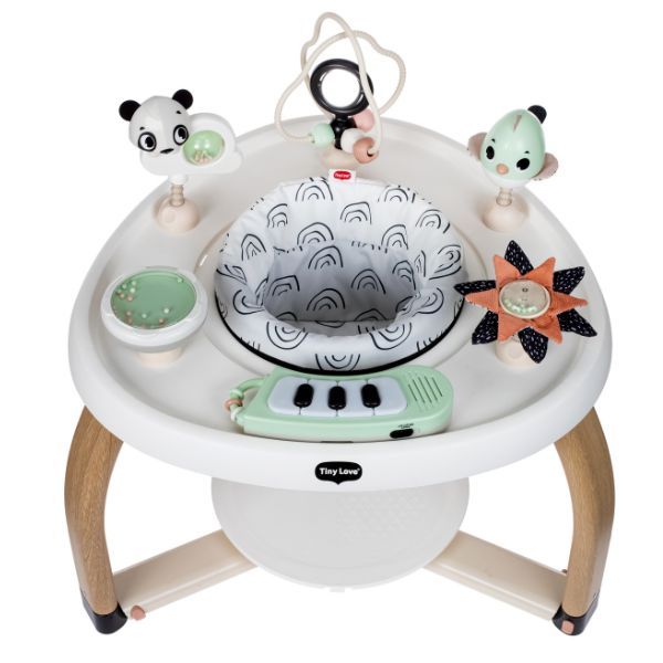 Tiny Love Black & White Décor 5-in-1 Here I Grow Stationary Activity Centre
