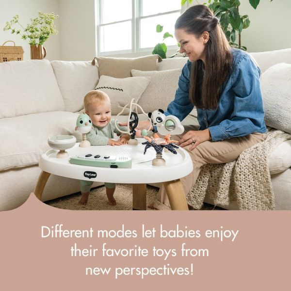 Tiny Love Black & White Décor 5-in-1 Here I Grow Stationary Activity Centre